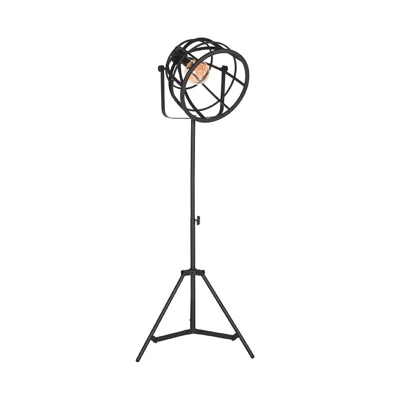 Vloerlamp_Fuse_Zwart_Metaal_55x55x135-170_cm_Perspectief_Uit