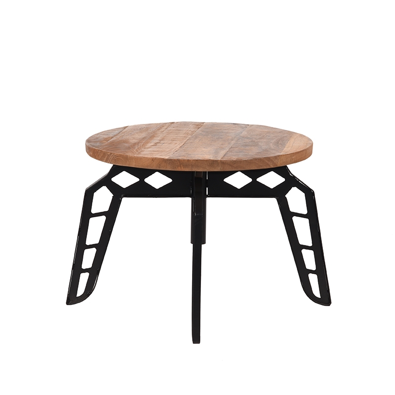 salontafel_pebble_zwart_metaal_rough_mangohout_60x60x43_cm_zijkant_2_1